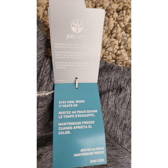 Nike Dri Fit Hooded Golf Pullover Gray Soft Athletic Women's Large - Picture 7 of 8